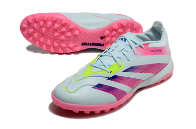 Adidas Predator 24 Elite TF Low-Tops Soccer Shoes - Jade/Pink/Yellow