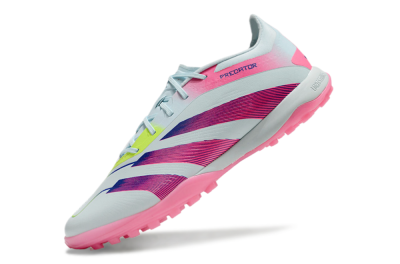Adidas Predator 24 Elite TF Low-Tops Soccer Shoes - Jade/Pink/Yellow