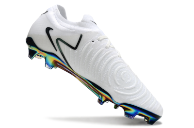 Nike Phantom Luna Elite FG Low-Tops Soccer Cleats - White/Black/Gold