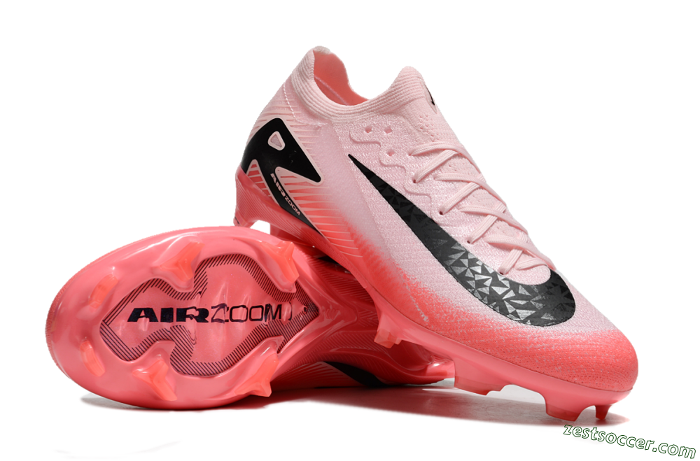 Nike Air Zoom Mercurial Vapor 16 Elite FG Low-Tops Soccer Cleats - Pink/Red/Black 3