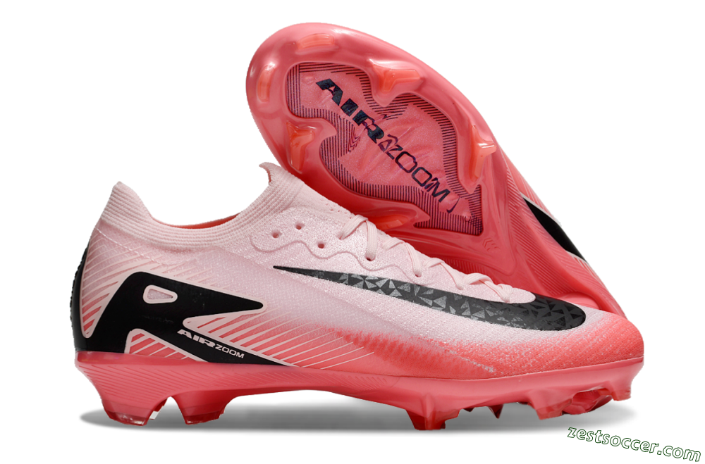 Nike Air Zoom Mercurial Vapor 16 Elite FG Low-Tops Soccer Cleats - Pink/Red/Black 0