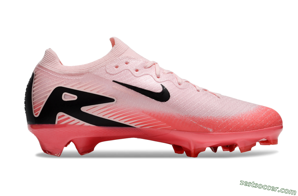 Nike Air Zoom Mercurial Vapor 16 Elite FG Low-Tops Soccer Cleats - Pink/Red/Black 5