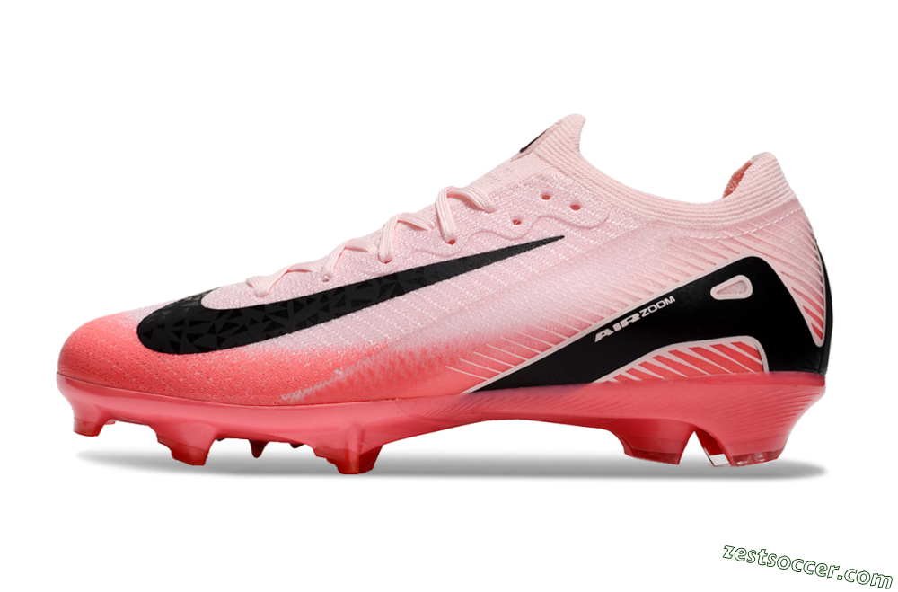 Nike Air Zoom Mercurial Vapor 16 Elite FG Low-Tops Soccer Cleats - Pink/Red/Black 2