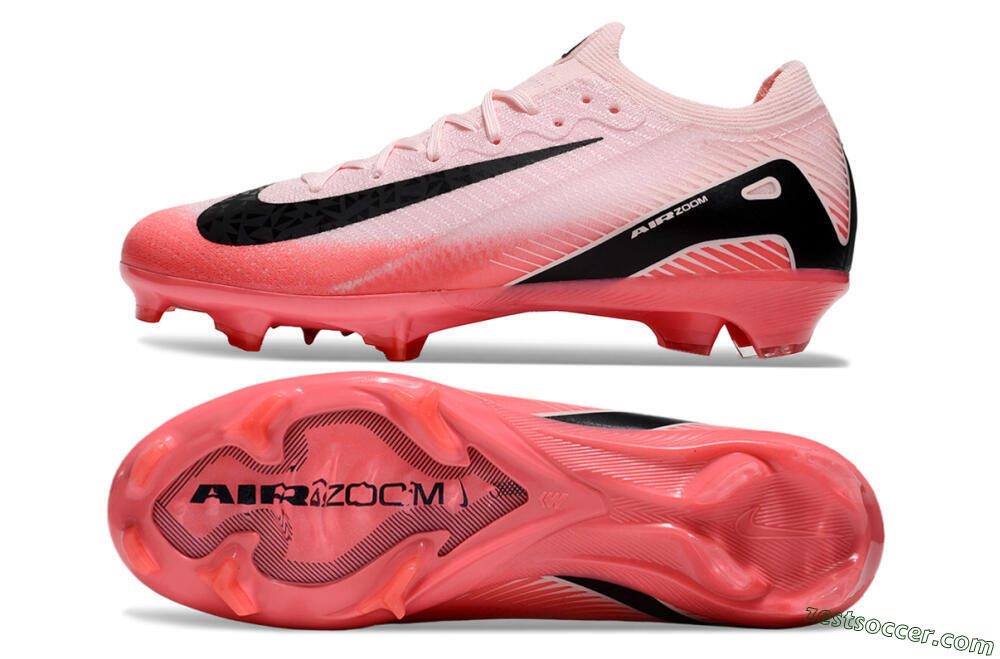 Nike Air Zoom Mercurial Vapor 16 Elite FG Low-Tops Soccer Cleats - Pink/Red/Black 1