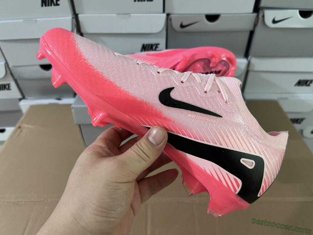 Nike Air Zoom Mercurial Vapor 16 Elite FG Low-Tops Soccer Cleats - Pink/Red/Black