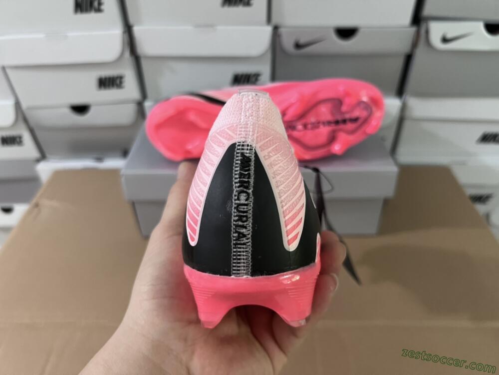 Nike Air Zoom Mercurial Vapor 16 Elite FG Low-Tops Soccer Cleats - Pink/Red/Black