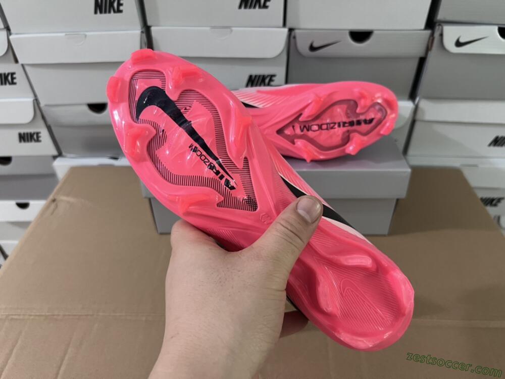 Nike Air Zoom Mercurial Vapor 16 Elite FG Low-Tops Soccer Cleats - Pink/Red/Black