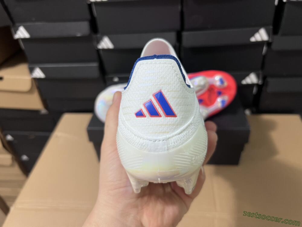 Adidas F50+ Lightstrike Pro Laceless FG Low-Tops Soccer Cleats - Red/White/Blue