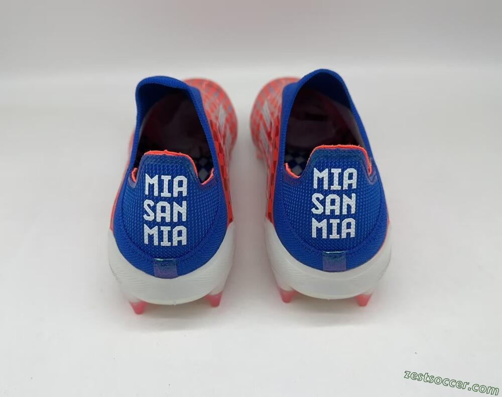 Adidas F50+ Lightstrike Elite Laceless FG Low-Tops Soccer Cleats - Red/Blue/White