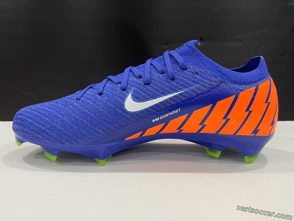 Nike Air Zoom Mercurial Vapor 16 Elite FG Low-Tops Soccer Cleats - Blue/White/Orange