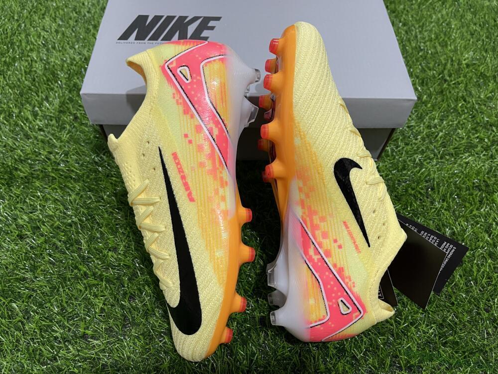 Nike Air Zoom Mercurial Vapor 16 Elite AG Low-Tops Soccer Cleats - Yellow/Black/Orange
