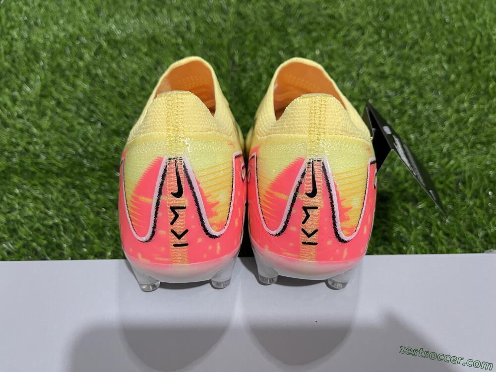 Nike Air Zoom Mercurial Vapor 16 Elite AG Low-Tops Soccer Cleats - Yellow/Black/Orange