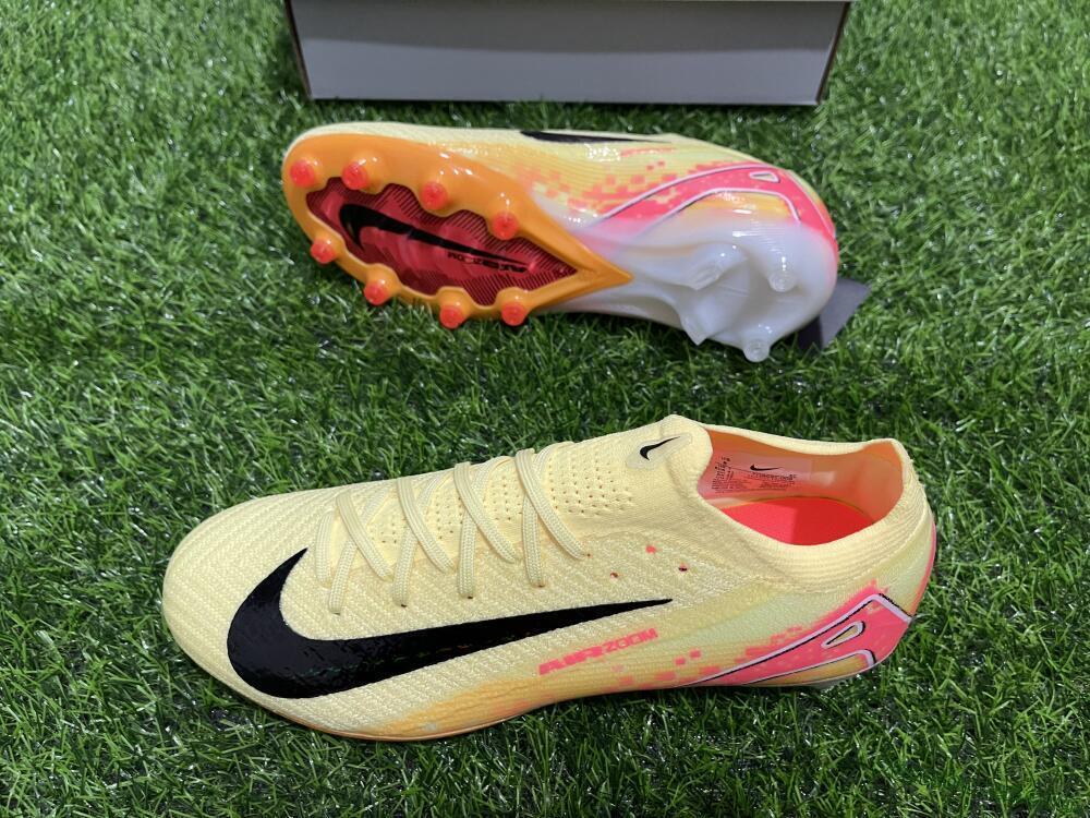 Nike Air Zoom Mercurial Vapor 16 Elite AG Low-Tops Soccer Cleats - Yellow/Black/Orange