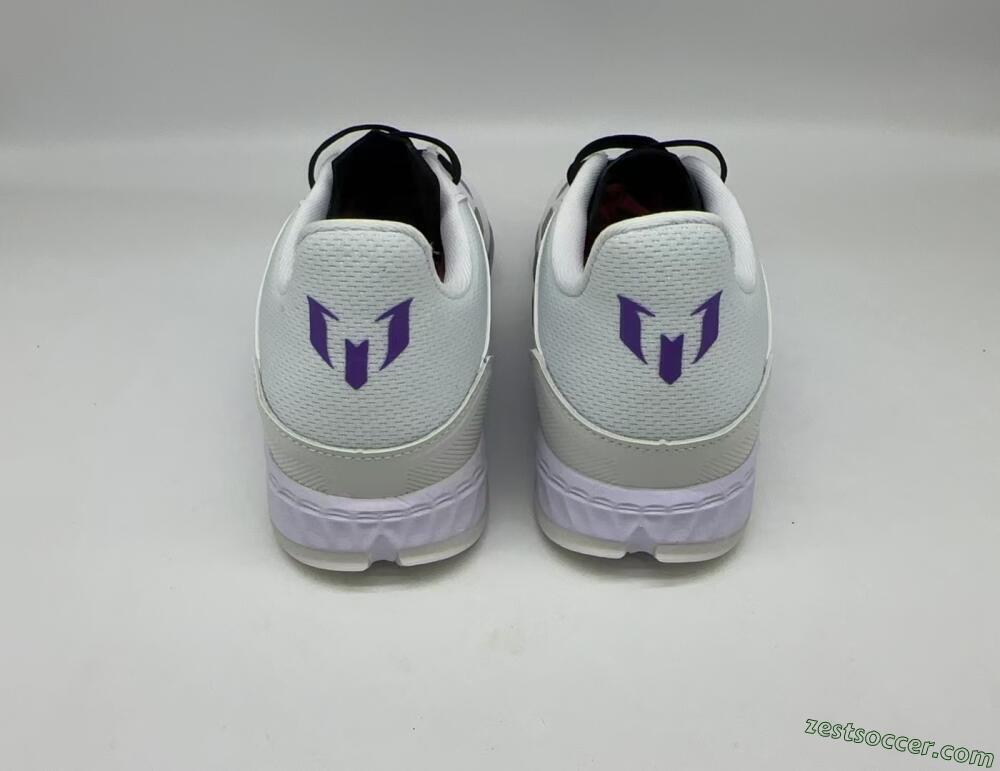 Adidas x Messi F50 Pro TF Low-Tops Soccer Shoes - White/Purple/Black