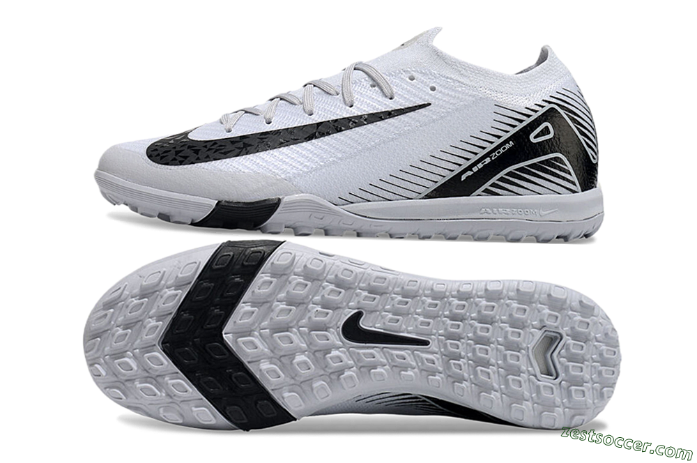 Nike Air Zoom Mercurial Vapor 16 Elite Low-Tops Soccer Cleats - White/Black 1