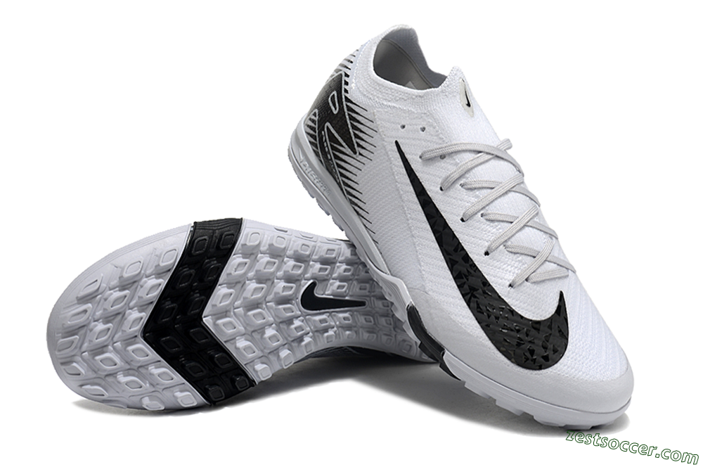 Nike Air Zoom Mercurial Vapor 16 Elite Low-Tops Soccer Cleats - White/Black 3