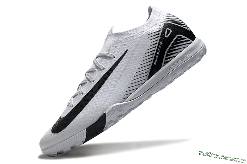 Nike Air Zoom Mercurial Vapor 16 Elite Low-Tops Soccer Cleats - White/Black 4