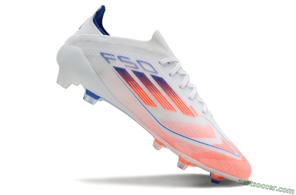 Adidas F50 Elite Low-Tops Soccer Cleats - Pink/White/Blue 5