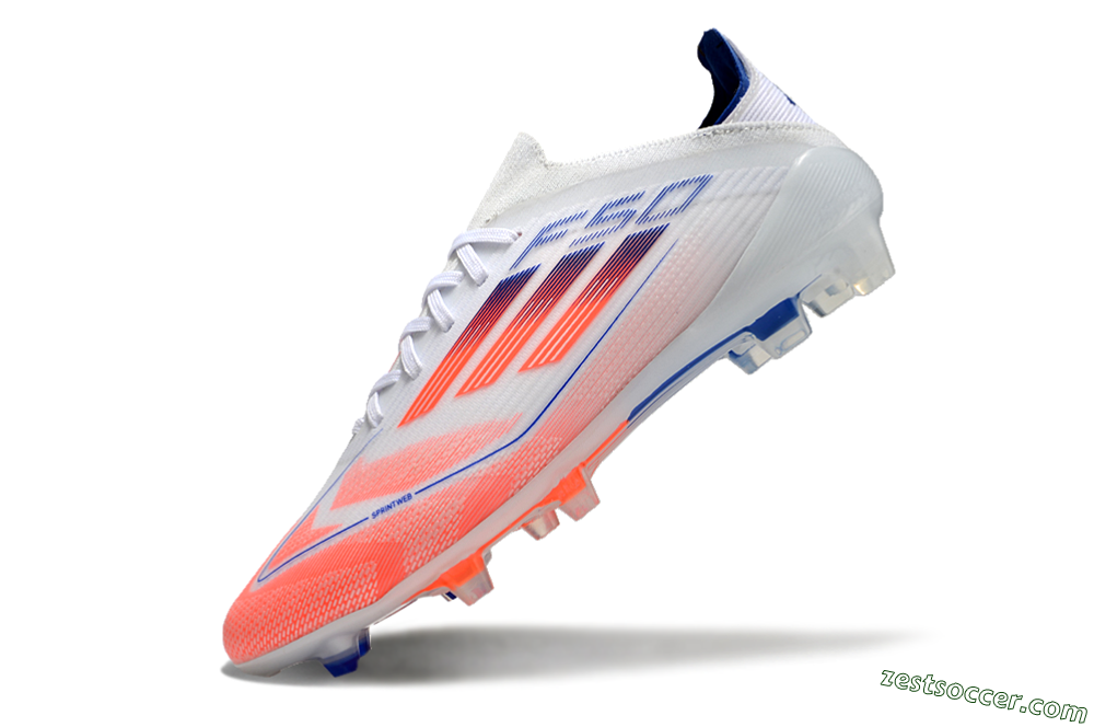 Adidas F50 Elite Low-Tops Soccer Cleats - Pink/White/Blue 6