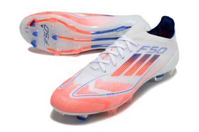 Adidas F50 Elite Low-Tops Soccer Cleats - Pink/White/Blue