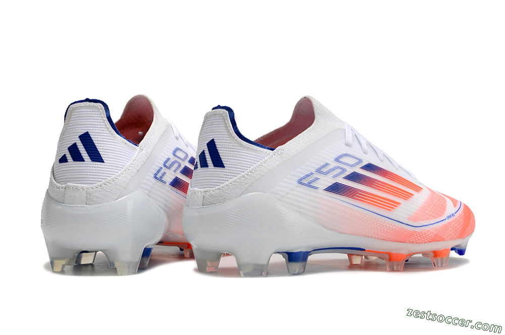 Adidas F50 Elite Low-Tops Soccer Cleats - Pink/White/Blue 7