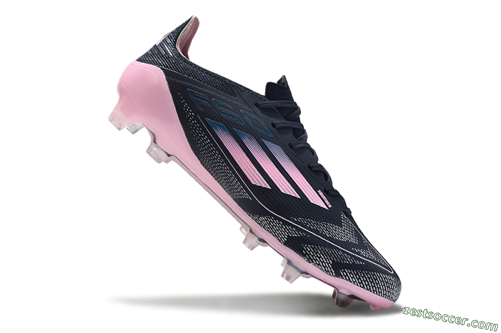Adidas F50 Elite FG Low-Tops Soccer Cleats - Blue/Pink 4