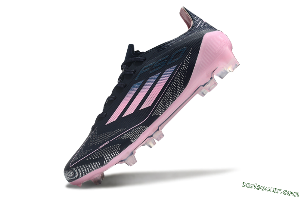 Adidas F50 Elite FG Low-Tops Soccer Cleats - Blue/Pink 5
