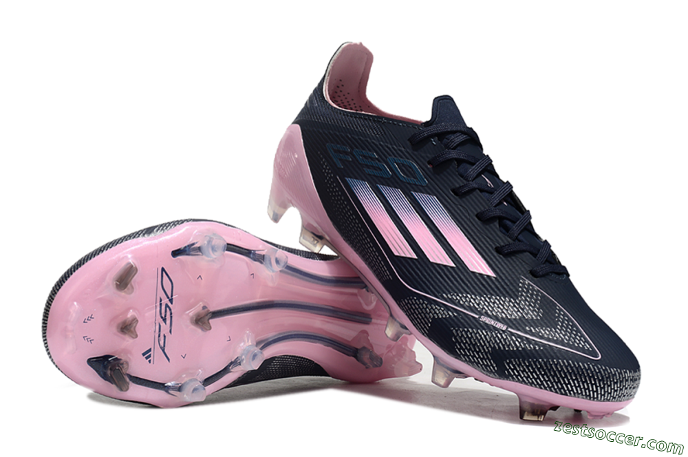 Adidas F50 Elite FG Low-Tops Soccer Cleats - Blue/Pink 1