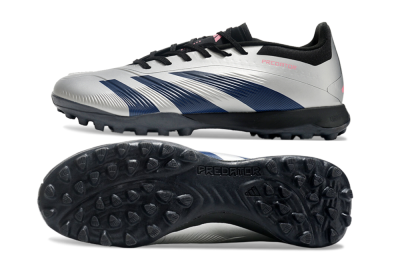 Adidas Predator 24 Elite TF Low-Tops Soccer Shoes - Silver/Blue/Pink