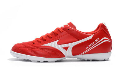 Mizuno Morelia Neo TF Low-Tops Soccer Shoes - Red/White