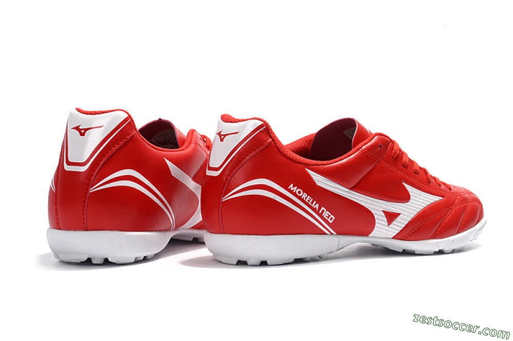 Mizuno Morelia Neo TF Low-Tops Soccer Shoes - Red/White 9