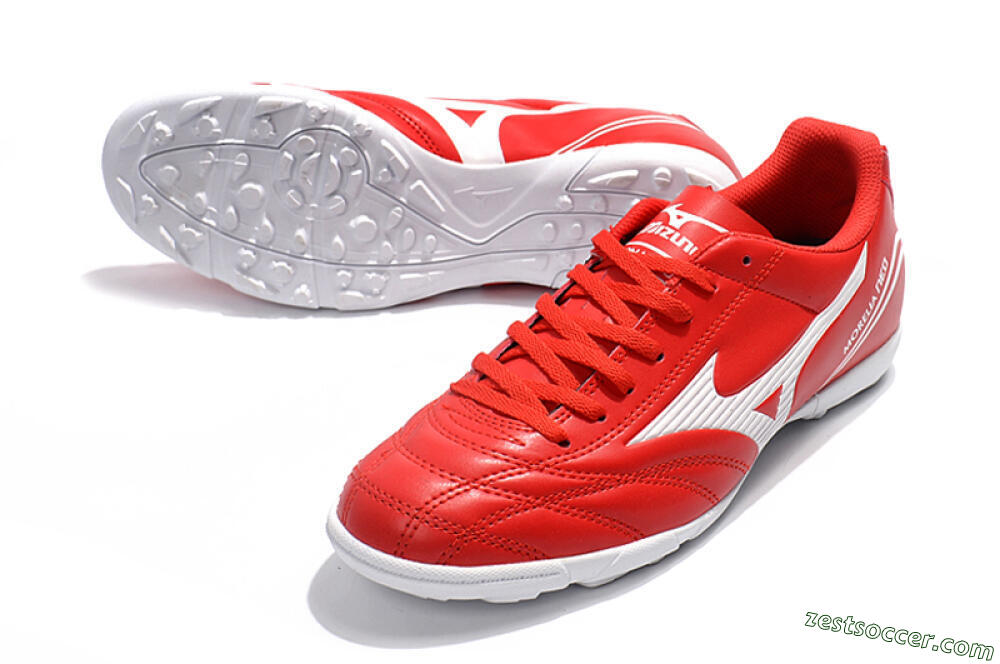 Mizuno Morelia Neo TF Low-Tops Soccer Shoes - Red/White 3