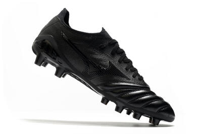 Mizuno Morelia Neo 3 FG Low-Tops Soccer Cleats - Black/Black