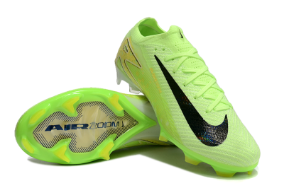 Nike Air Zoom Mercurial Vapor 16 Elite FG Low-Tops Soccer Cleats - Green/Black/Yellow