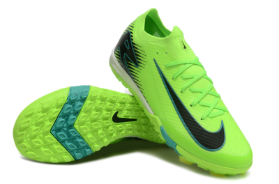 Nike Air Zoom Mercurial Vapor 16 Elite TF Low-Tops Soccer Shoes - Green/Black/Blue