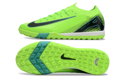 Nike Air Zoom Mercurial Vapor 16 Elite TF Low-Tops Soccer Shoes - Green/Black/Blue