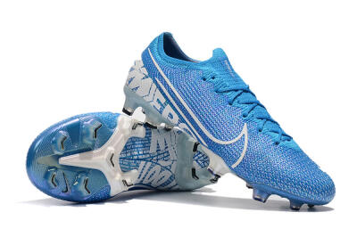 Nike Mercurial Vapor 13 Elite FG Low-Tops Soccer Cleats - Blue/White