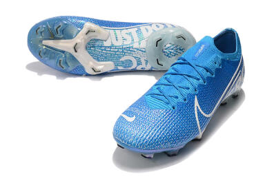 Nike Mercurial Vapor 13 Elite FG Low-Tops Soccer Cleats - Blue/White