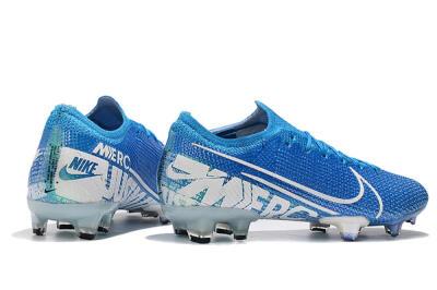 Nike Mercurial Vapor 13 Elite FG Low-Tops Soccer Cleats - Blue/White