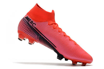 Nike Mercurial Superfly 7 Elite FG High-Tops Soccer Cleats - Red/Black