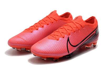 Nike Mercurial Vapor 13 Elite FG Low-Tops Soccer Cleats - Red/Black