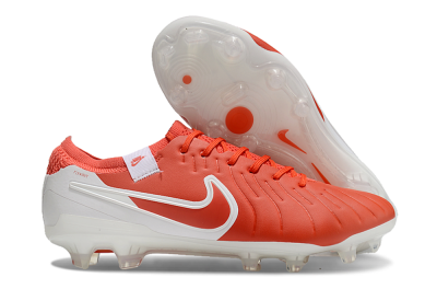 Nike Tiempo Legend 10 Elite FG Low-Tops Soccer Cleats - Red/White