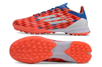 Thomas Müller x Adidas F50 Elite Raumdeuter TF Low-Tops Soccer Shoes - Red/Blue/White
