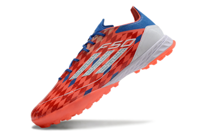 Thomas Müller x Adidas F50 Elite Raumdeuter TF Low-Tops Soccer Shoes - Red/Blue/White