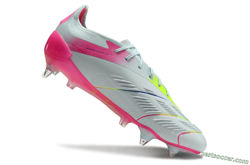 Adidas Predator Elite 24 SG Low-Tops Soccer Cleats - Jade/Pink/Blue 4