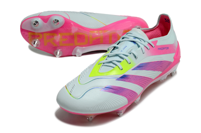 Adidas Predator Elite 24 SG Low-Tops Soccer Cleats - Jade/Pink/Blue