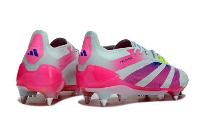 Adidas Predator Elite 24 SG Low-Tops Soccer Cleats - Jade/Pink/Blue