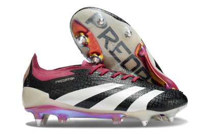 Adidas Predator Elite 24 SG Low-Tops Soccer Cleats - Black/White/Red