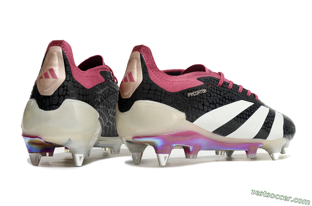 Adidas Predator Elite 24 SG Low-Tops Soccer Cleats - Black/White/Red 6