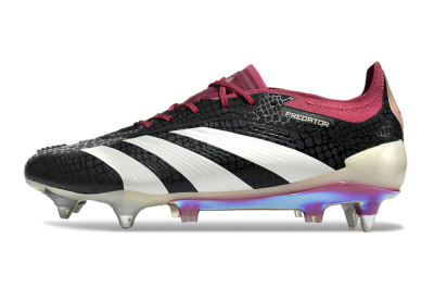 Adidas Predator Elite 24 SG Low-Tops Soccer Cleats - Black/White/Red